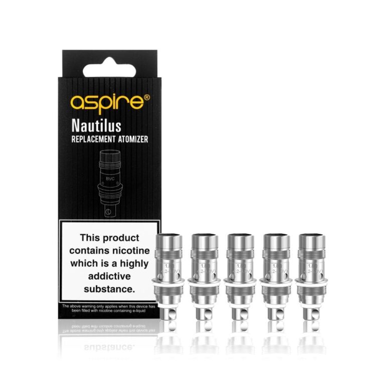 Aspire Nautilus BVC Coil ile uzun ömürlü salt nikotin keyfi için hemen sipariş verin.