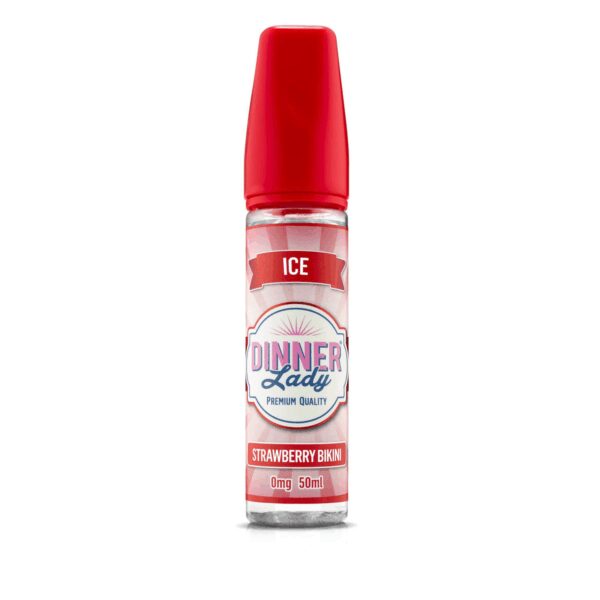 Olgun çilek ve buz ferahlığını birleştiren Dinner Lady Ice Strawberry Bikini salt nikotin likitini hemen sipariş ver.