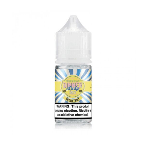 Taze kavun aromalı Dinner Lady Melon Twist 30ml premium salt nikotin likitini sipariş ver.