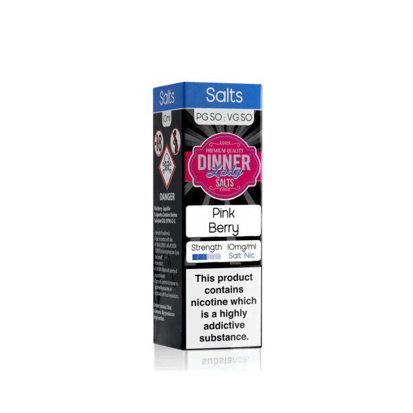 Taze pembe meyve lezzetini deneyimlemek için Dinner Lady Pink Berry 30ML premium salt nikotin likitini hemen sipariş verin.
