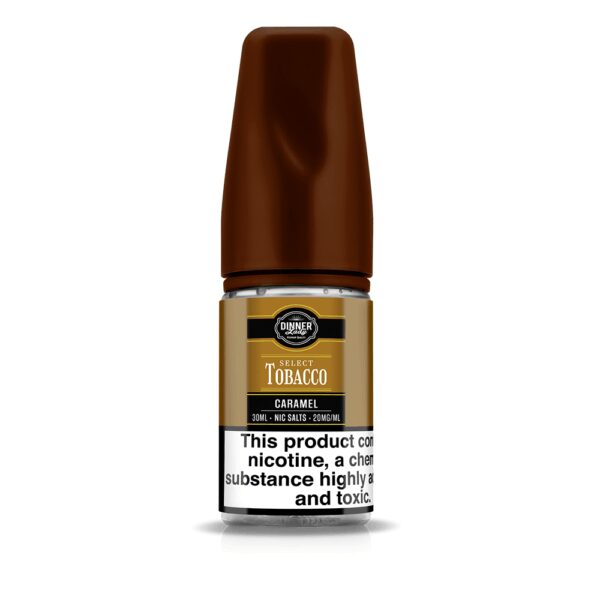 Dinner Lady Select Tobacco Caramel salt nikotin likitini dengeli tütün ve karamel aromasıyla sipariş ver.