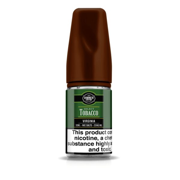 Klasik tütün tadını yoğun salt nikotinle birleştiren Dinner Lady Select Tobacco Virginia likiti hemen sipariş ver.