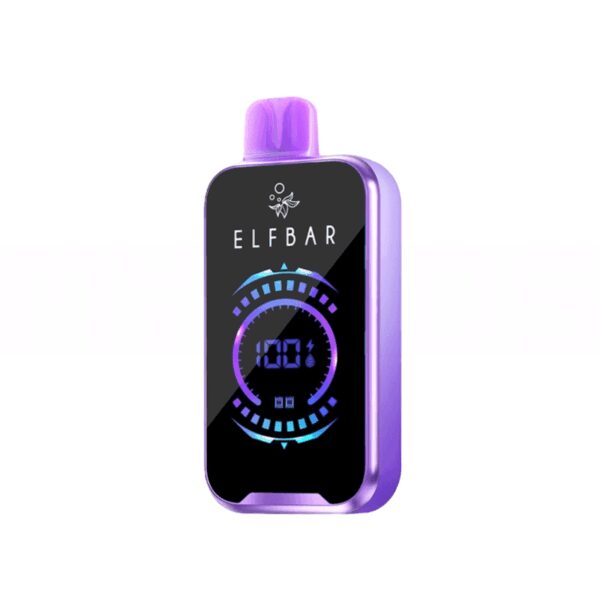 Elf Bar Raya D2 20000 pufluk Grape Ice kullan-at vape ile üzüm ve nane ferahlığını yaşayın, hemen sipariş verin.