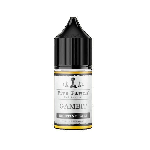 Five Pawns Gambit 30ml salt nikotin likit ile tütün ve karamelin dengeli buluşmasını hemen sipariş ver.