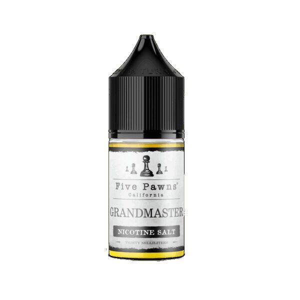Five Pawns Grandmaster 30ml salt nikotin ile muzlu turta ve fıstık aromasını birleştiren premium likiti sipariş ver.