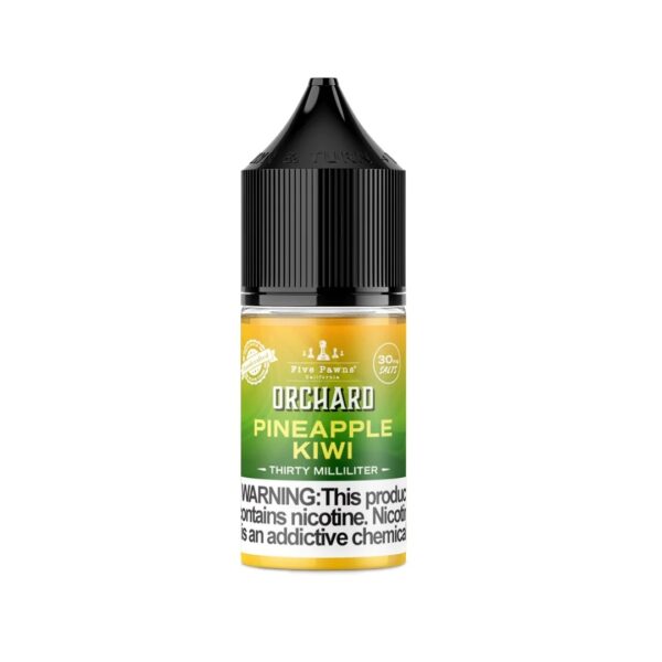 Tropikal ananas ve kivi aromalı Five Pawns likiti şimdi sipariş ver ve salt nikotin keyfini yaşa.