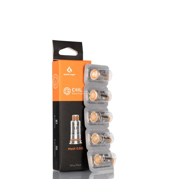 GeekVape Aegis G-Coil ile sızdırmaz yapısı ve salt nikotin uyumu sayesinde uzun süreli yoğun buhar keyfi için hemen sipariş verin.