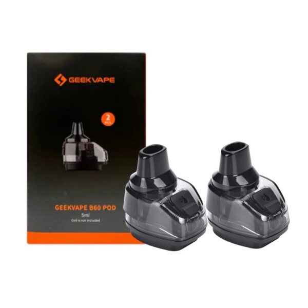 Geekvape B60 Pod Kartuş 5ml ile dayanıklı yapıyı keşfedin ve hemen sipariş vererek salt nikotin keyfini yaşayın.