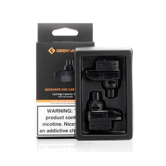 Geekvape H45 kartuşu sipariş vererek salt nikotin likitlerinizle yoğun buhar ve lezzet deneyimini yaşayın.