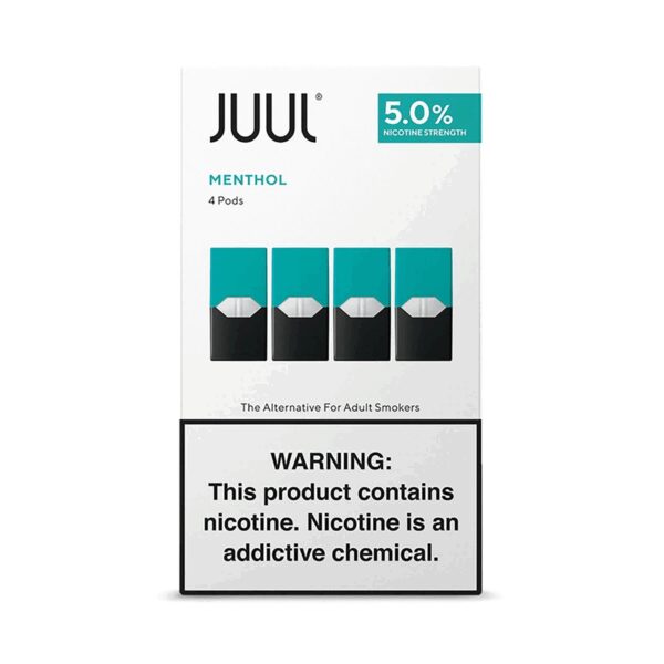 Juul Menthol %5 ile ferahlatıcı nane aromasını deneyimleyin ve yüksek salt nikotinle pürüzsüz içim için sipariş verin.