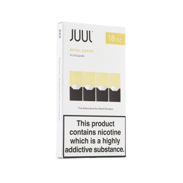 Premium Juul Royal Creme 18 mg/ml salt nikotinli kartuşu hemen sipariş ver.
