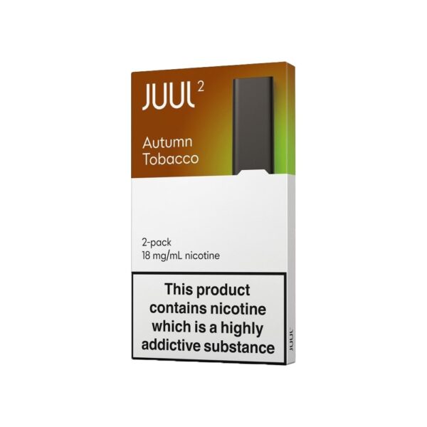 Zengin sonbahar tütünü aroması ve salt nikotin ile sızdırmaz yapıda tutarlı içim sunan JUUL2 Autumn Tobacco Kartuşu sipariş ver.