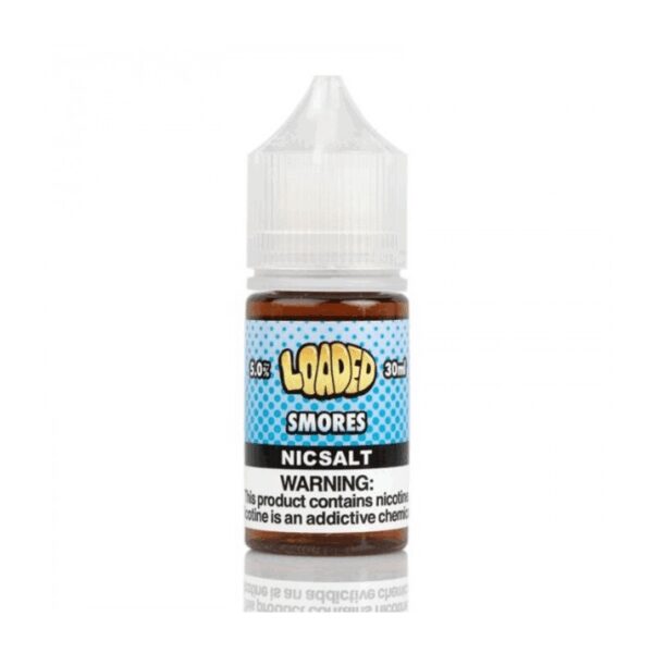 Loaded Smores 30ml salt nikotin likit ile çikolata, marshmallow ve bisküvi lezzetini pod cihazınızda deneyimleyip sipariş verin.