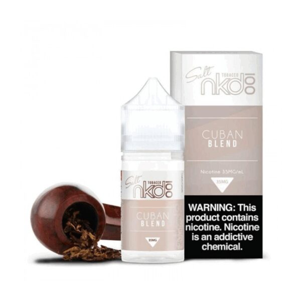 Naked Cuban Blend 30ml salt nikotin likiti ile zengin tütün lezzetini keşfedin ve hemen sipariş verin.