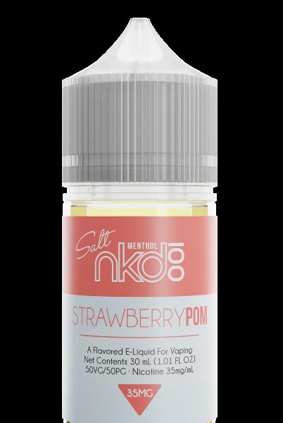 Taze çilek ve nar aromalı Naked Strawberry Pom 30ml salt nikotin likitini şimdi sipariş ver.
