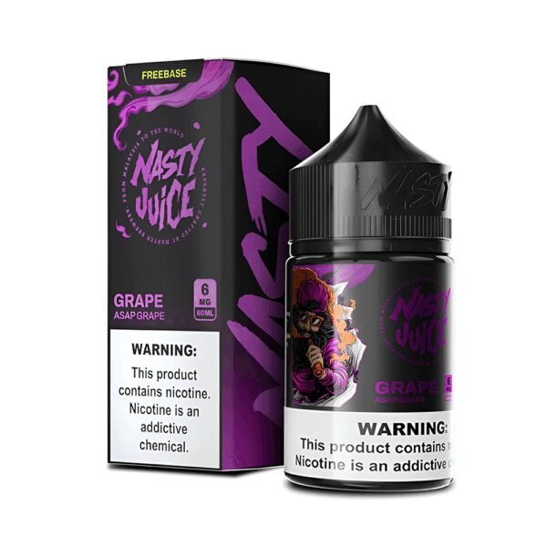 Olgun üzüm tadını buz ferahlığında deneyimlemek için Nasty Asap Grape Ice likiti hemen sipariş verin.
