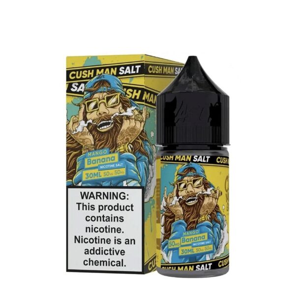 Olgun mango ve tatlı muz aromalı salt nikotin likiti hemen sipariş ver.