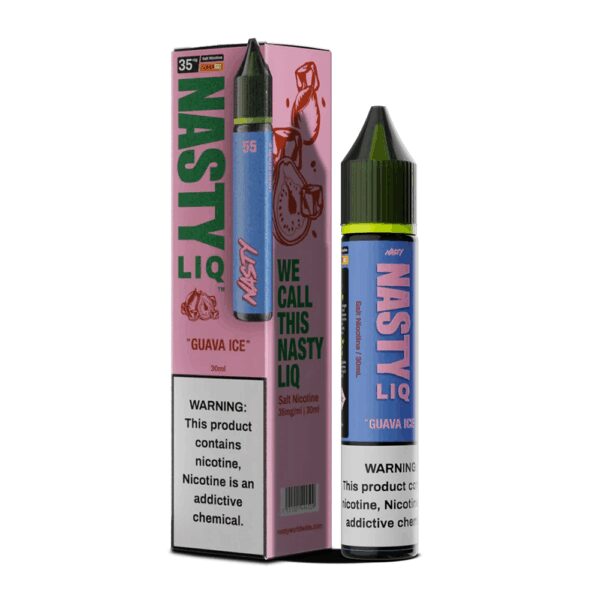 Ferah guava ve buz etkisiyle yüksek salt nikotin içeren bu likiti şimdi sipariş verin.
