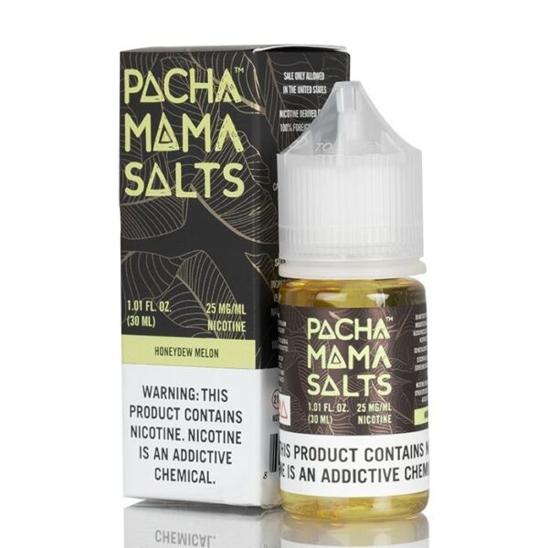 Olgun kavun tadını yüksek kalite salt nikotinle buluşturan Pachamama Honeydew Melon'u hemen sipariş ver.