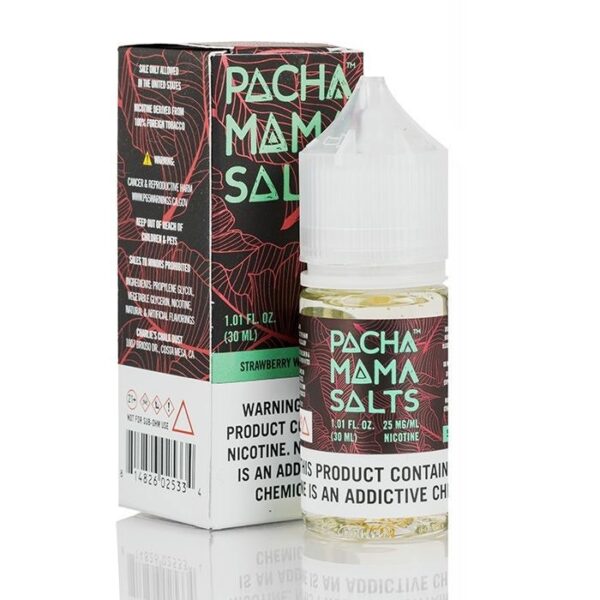 Pachamama çilek karpuz salt nikotin likiti ile yoğun meyve lezzeti için hemen sipariş verin.