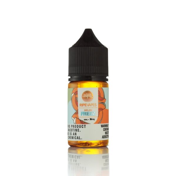 Ferah kavun ve nane aromalarıyla dolu Ripe Vapes Melon Freez salt likiti şimdi sipariş ver.