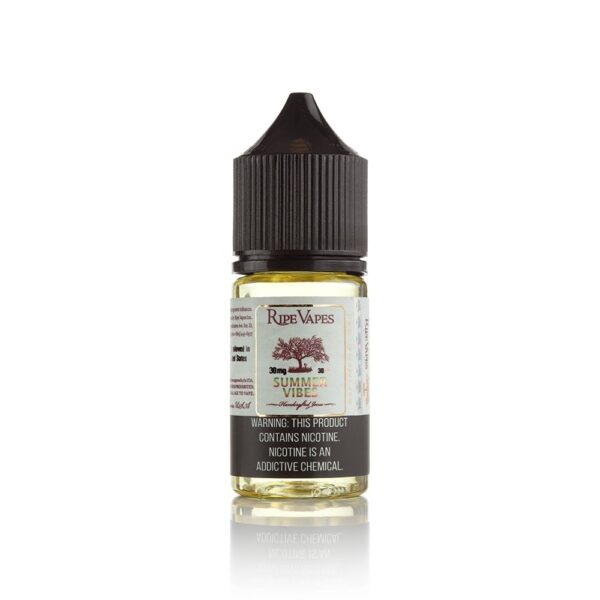 Ferah meyve notalarıyla hazırlanan 30ml Ripe Vapes Summer Vibes'ı yüksek salt nikotin keyfi için sipariş ver.