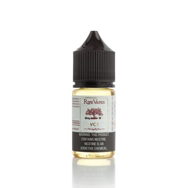 Ripe Vapes VCT 30ml salt nikotin likitini tütün, vanilya ve karamel harmanıyla sipariş ver.