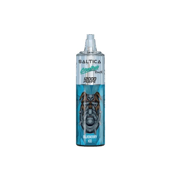 Yaban mersini ve buz ferahlığı sunan Saltica Cyberpunk 12000 Blueberry Ice kullan-at vape barı hemen sipariş ver.