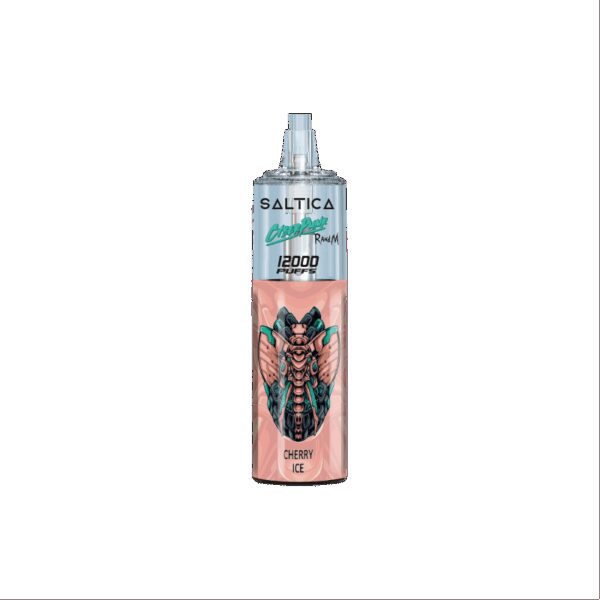 Saltica Cyberpunk 12000 Cherry Ice kullan-at vape barı taze kiraz ve buz aromasıyla güçlü salt nikotin sunar, hemen sipariş ver.