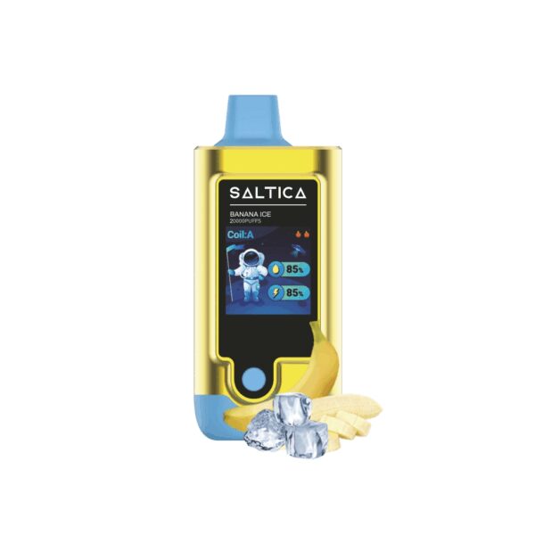 Saltica Digital 20000 Banana Ice kullan-at vape bar ile ferahlatıcı muz aromasını deneyimleyin ve hemen sipariş verin.