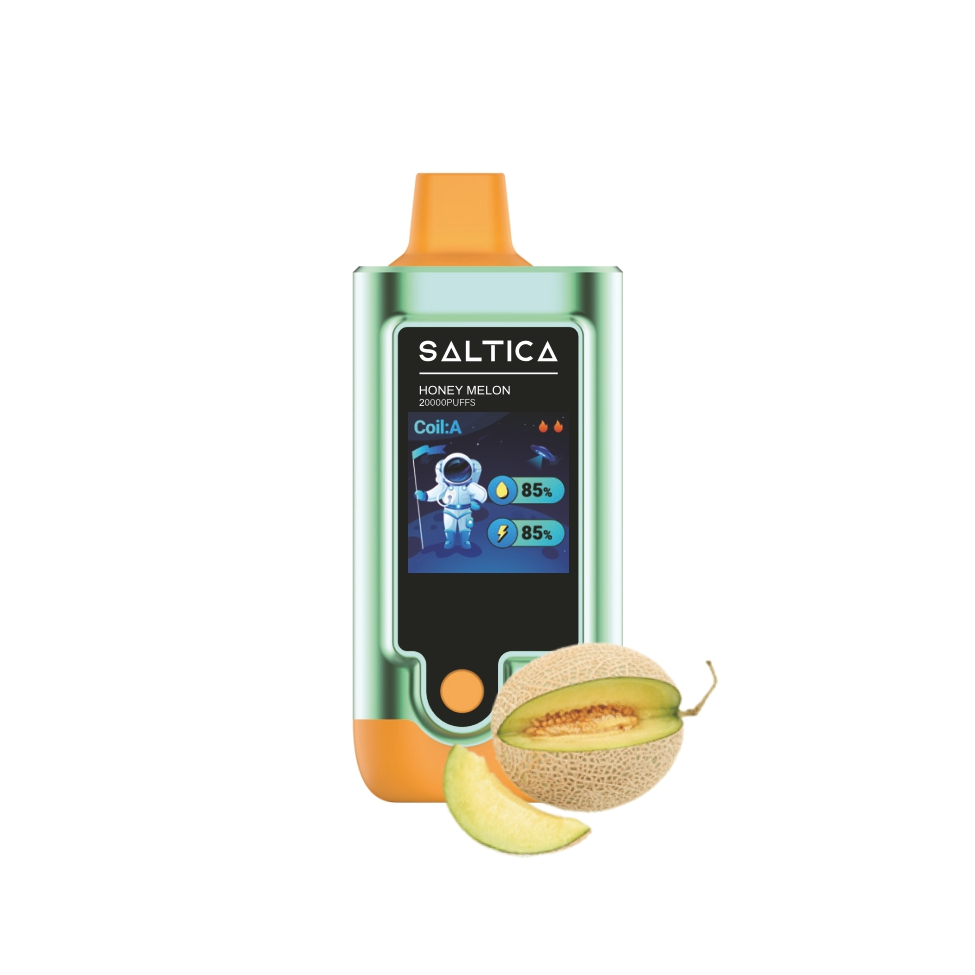 Saltica Digital 20000 Honey Melon Bal kavunu aromalı Saltica Digital 20000 kullan at vape barı uzun süreli kullanım için hemen sipariş ver.