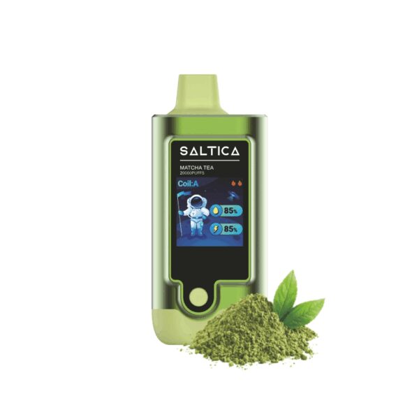 Saltica Digital 20000 Matcha Tea kullan-at vape ile yoğun çay lezzetini ve güçlü salt nikotini deneyimlemek için sipariş ver.