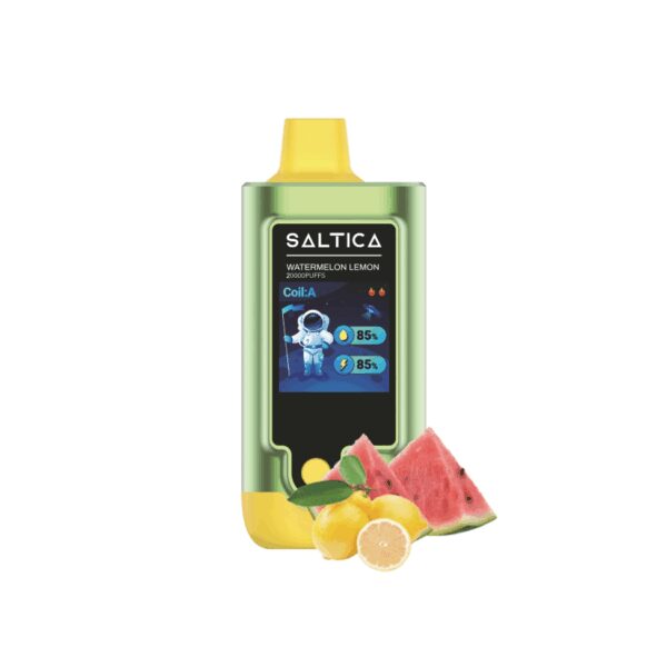 Ferah karpuz ve limon aromalı 20.000 pufluk Saltica Digital vape barı hemen sipariş ver.