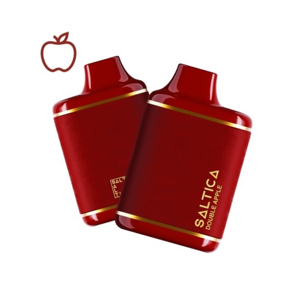 Saltica Leather 7000 Double Apple kullan-at vape barı hemen sipariş ver, çift elma aromasıyla 7000 nefes keyfi sunar.