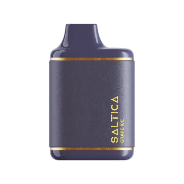 Yoğun üzüm ve buz aromalı 7000 pufluk Saltica Leather vape barı hemen sipariş ver.