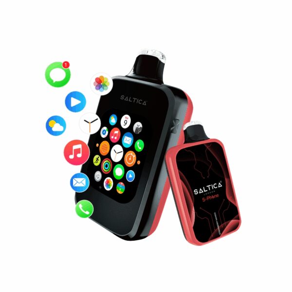 Çilek ve mango aromalı 30.000 pufluk Saltica S-Phone kullan-at vape barı hemen sipariş ver.