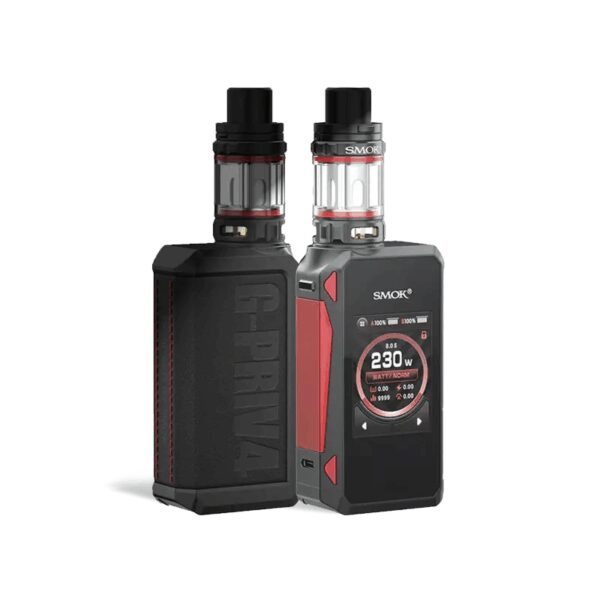 Smok G-PRIV 4 Kit 230W güç ve renkli dokunmatik ekranla salt nikotin için özelleştirilebilir buhar deneyimi sunar, hemen sipariş ver.