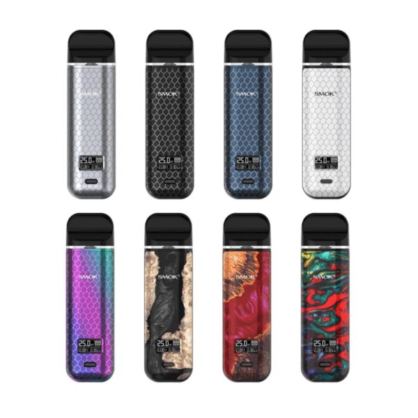 800mAh batarya ve 25W güç ile yoğun buhar sunan Smok Novo X Pod Mod'u hemen sipariş ver.