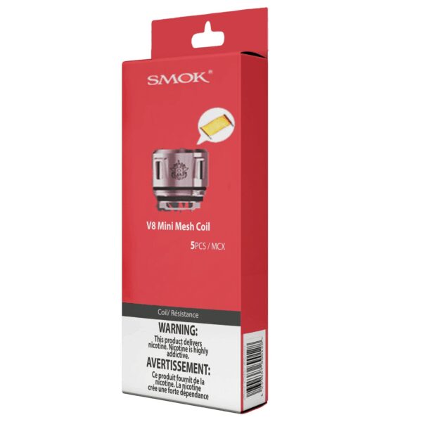 Smok V8 Mini Coil ile yoğun buhar ve net lezzet için hemen sipariş ver.