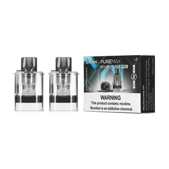 SX Mini Puremax PX Pro kartuş ile salt nikotin uyumlu yedek üniteyi hemen sipariş verin.