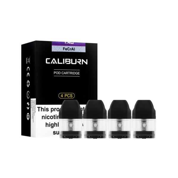 Uwell Caliburn 4'lü yedek kartuş setini hemen sipariş ver, salt nikotin ile yüksek lezzet performansı yakala.