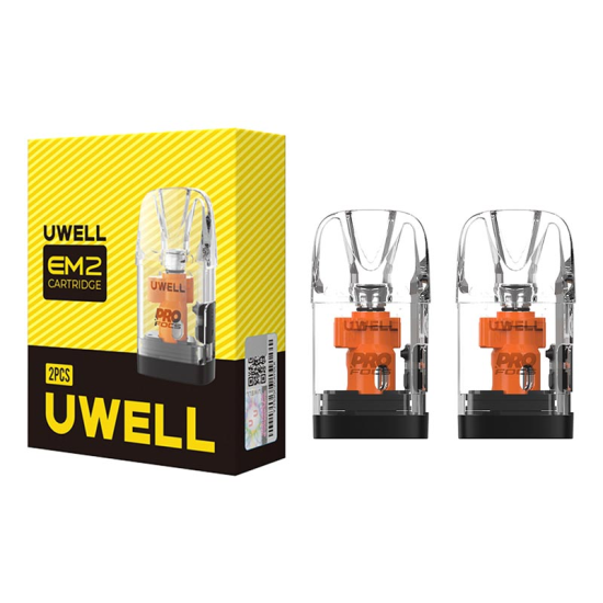 Uwell EM2 Kartuş ile pod sisteminizde yoğun buhar ve net lezzet için hemen sipariş verin.