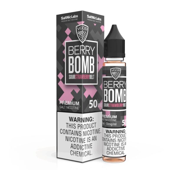 Yoğun orman meyveleri lezzetiyle Vgod Berry Bomb 30ml salt nikotin likitini hemen sipariş verin.