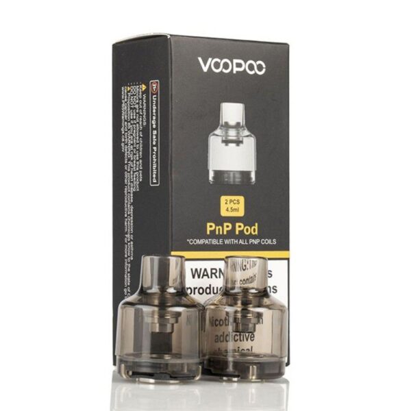 Voopoo PNP Pod 2'li 4,5 ml yedek setini sipariş ver, sızdırmaz ve dayanıklı yapısıyla salt nikotin için hazır ol.