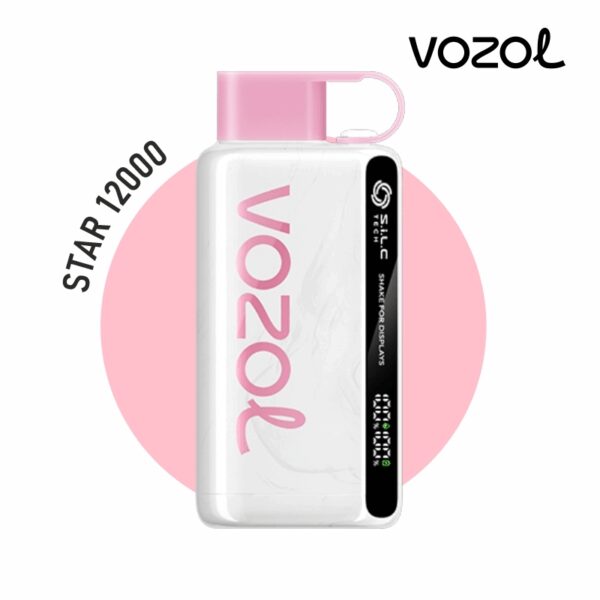 Vozol Star 12000 Peach Ice kullan at vape barda şeftali buz ferahlığı ve 12000 puf keyfi için hemen sipariş ver.