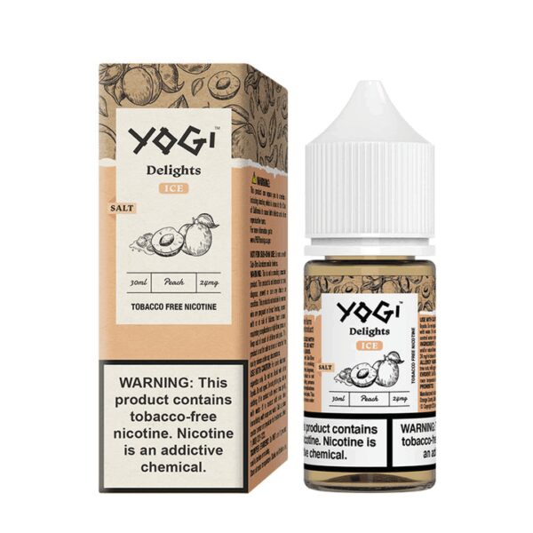 Yogi Delight Peach Ice salt likit ile ferahlatıcı şeftali tadını hemen sipariş ver.