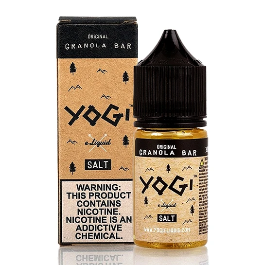 Premium salt nikotin ile hazırlanan Yogi E Liquid 30ml'yi yoğun buhar ve lezzet için hemen sipariş ver.