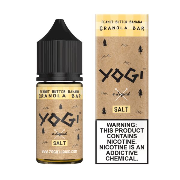 Yogi Fıstık Ezmesi Muzlu Granola Bar 30ml likit, yoğun aroması ve yüksek salt nikotin ile kesintisiz lezzet sunar, sipariş ver.