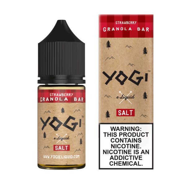 Taze çilek ve gevrek granola bar aromalı Yogi likiti 30ml salt nikotin ile hemen sipariş ver.