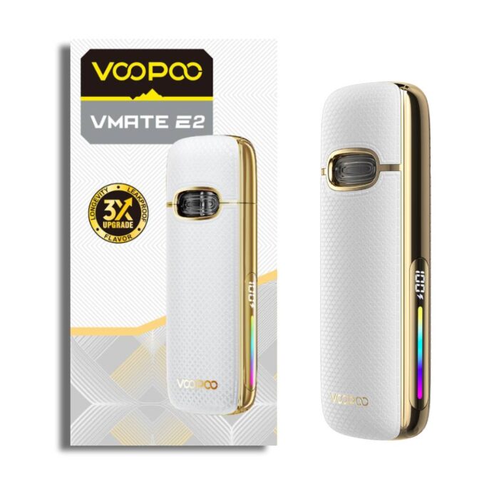 voopoo vmate e2 pod mod seashell white